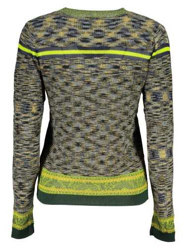 DESIGUAL GREEN WOMEN'S SWEATER