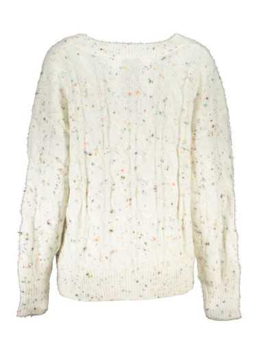 DESIGUAL WHITE WOMEN'S SWEATER