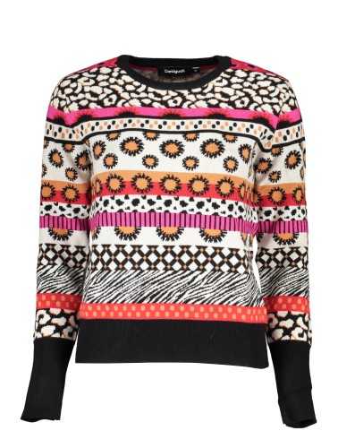 DESIGUAL PINK WOMEN'S SWEATER