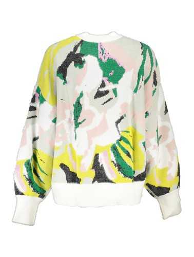 DESIGUAL WHITE WOMEN'S SWEATER