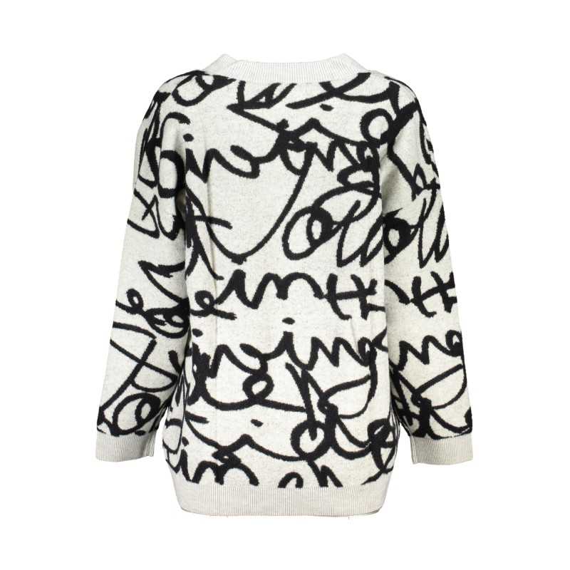 DESIGUAL WHITE WOMEN'S CARDIGAN