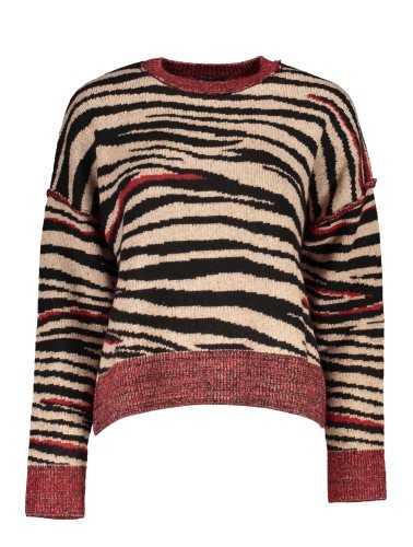 DESIGUAL RED WOMEN'S SWEATER