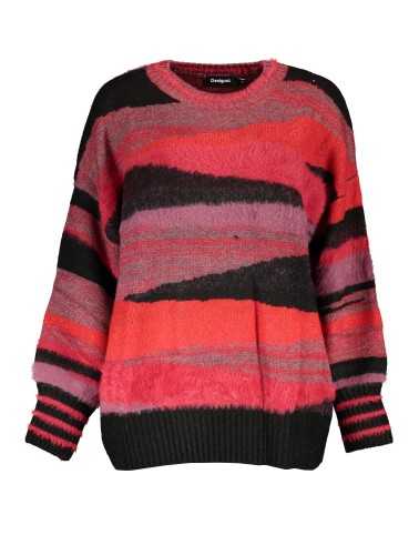 DESIGUAL RED WOMEN'S SWEATER