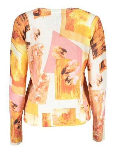 DESIGUAL WHITE WOMEN'S SWEATER