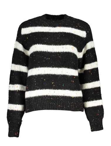 DESIGUAL BLACK WOMEN'S SWEATER