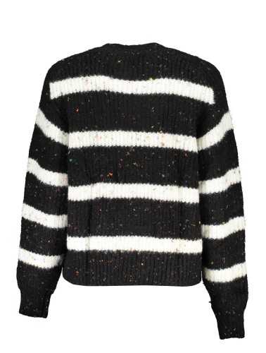 DESIGUAL BLACK WOMEN'S SWEATER