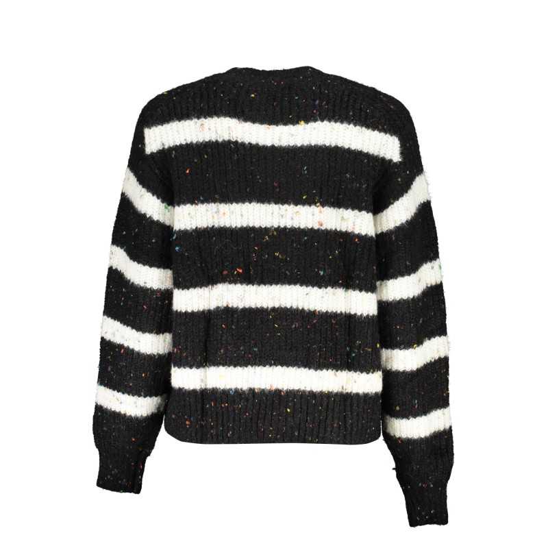 DESIGUAL BLACK WOMEN'S SWEATER