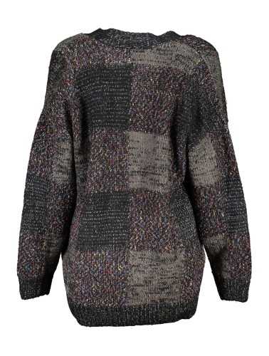 DESIGUAL CARDIGAN DONNA NERO