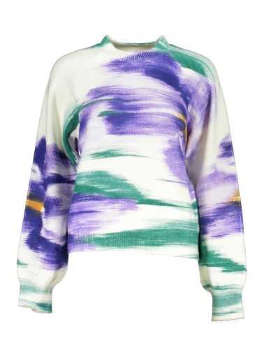 DESIGUAL WHITE WOMEN'S SWEATER