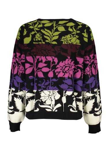 DESIGUAL BLACK WOMEN'S SWEATER