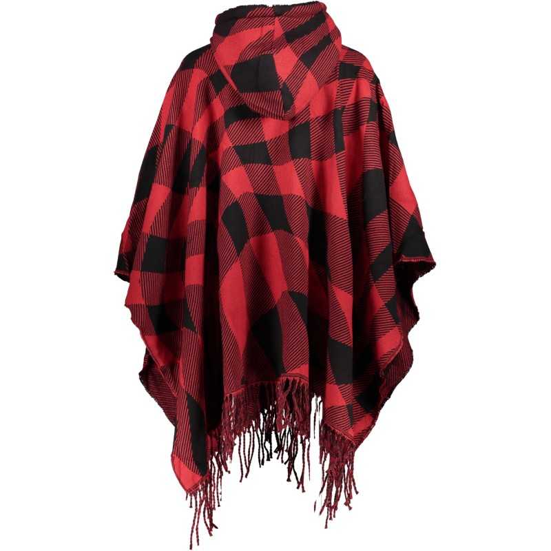 DESIGUAL RED WOMEN'S PONCHO