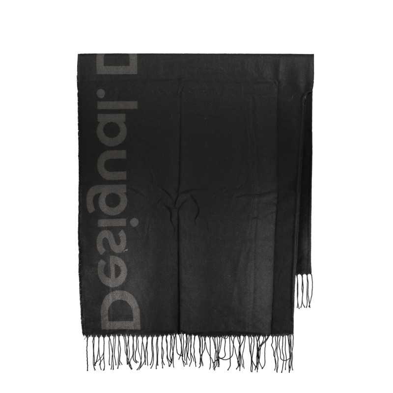 DESIGUAL BLACK WOMEN'S PONCHO