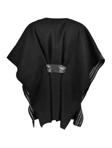 DESIGUAL BLACK WOMEN'S PONCHO