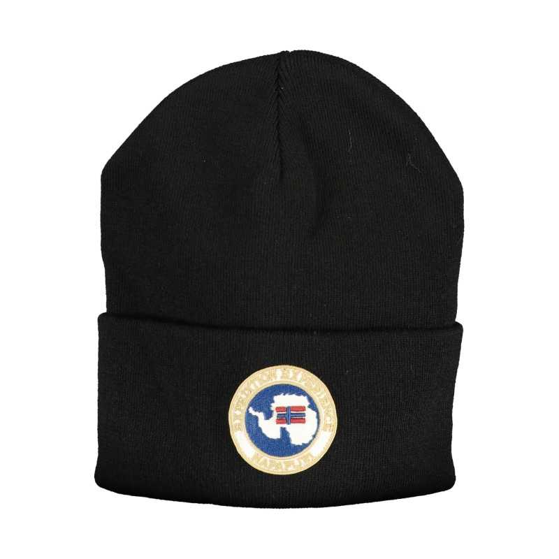 NAPAPIJRI BLACK MEN'S BEANIE