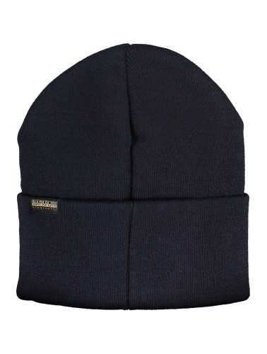 NAPAPIJRI MEN'S BLUE BEANIE