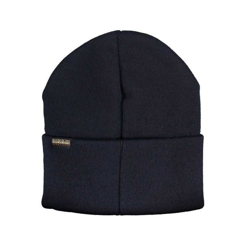 NAPAPIJRI MEN'S BLUE BEANIE