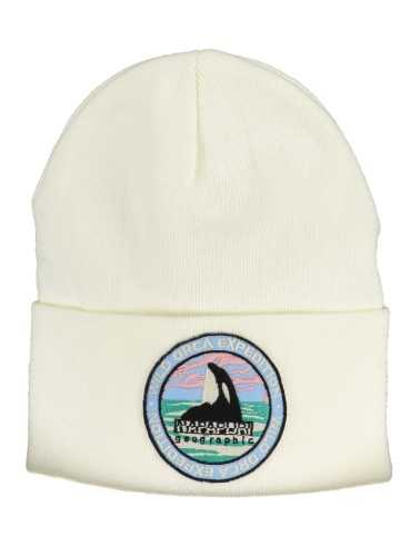 NAPAPIJRI WHITE MEN'S BEANIE