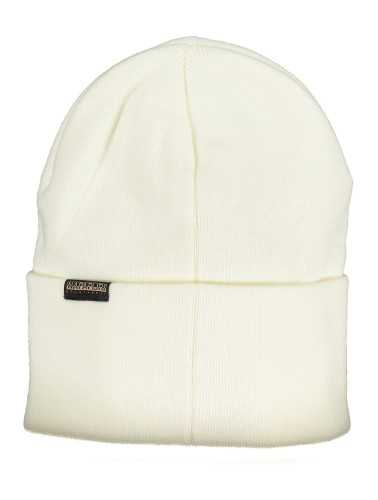 NAPAPIJRI WHITE MEN'S BEANIE