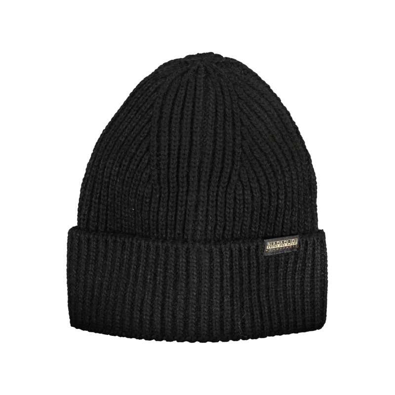 NAPAPIJRI BLACK MEN'S BEANIE