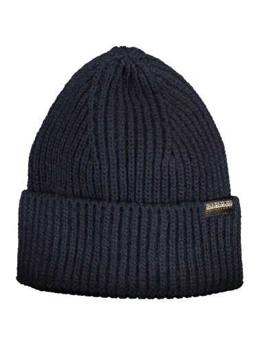 NAPAPIJRI MEN'S BLUE BEANIE