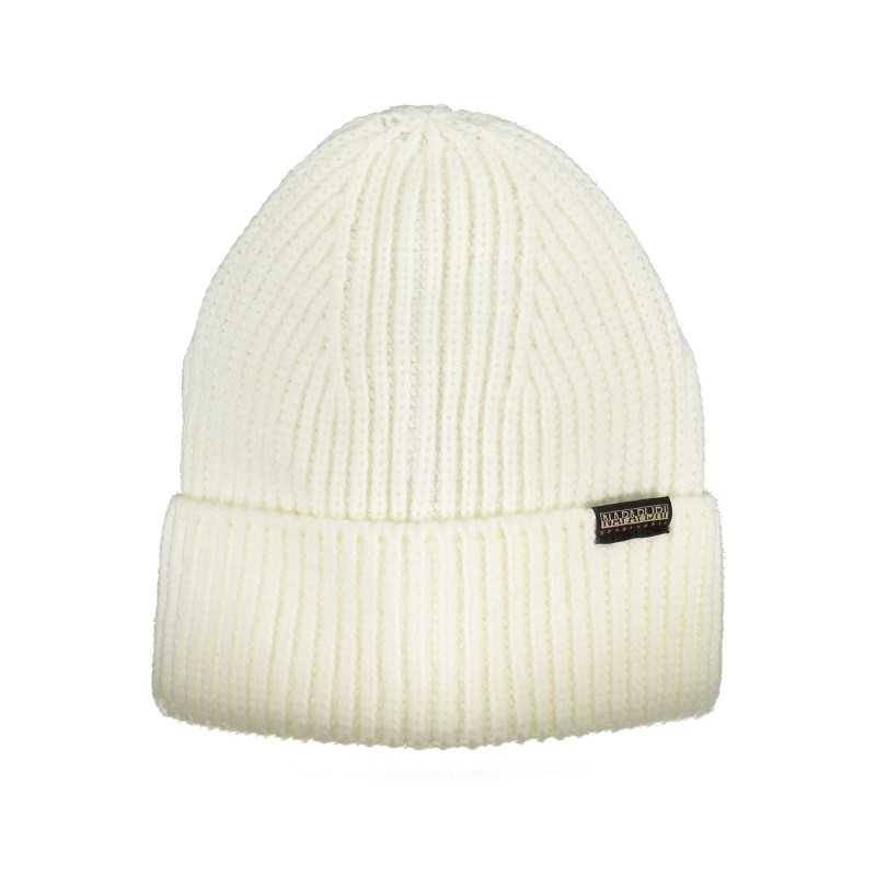 NAPAPIJRI WHITE MEN'S BEANIE