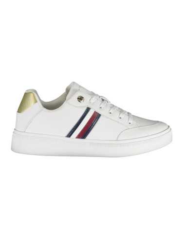 TOMMY HILFIGER WHITE WOMEN'S SPORTS SHOES