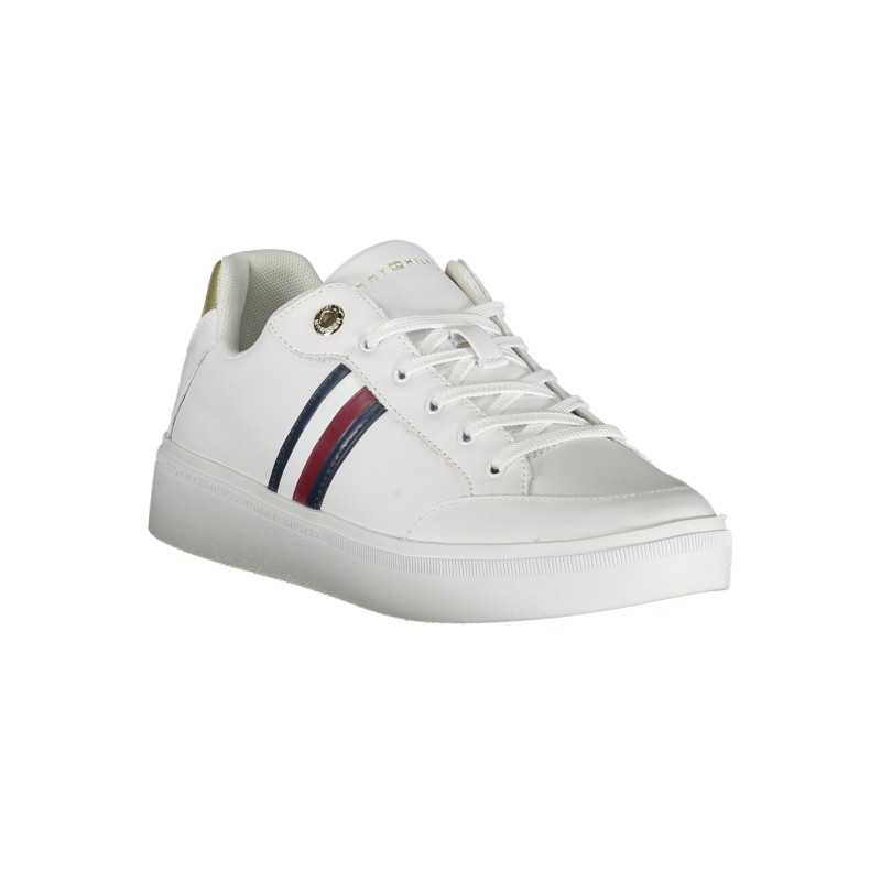 TOMMY HILFIGER WHITE WOMEN'S SPORTS SHOES