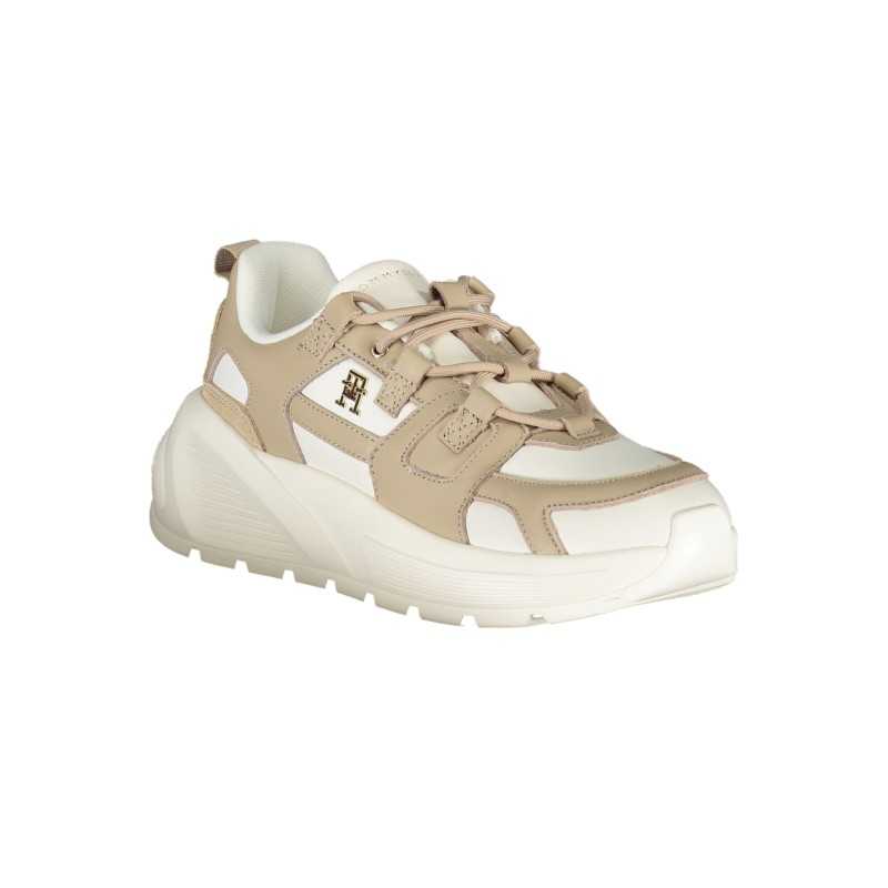 TOMMY HILFIGER WHITE WOMEN'S SPORTS SHOES