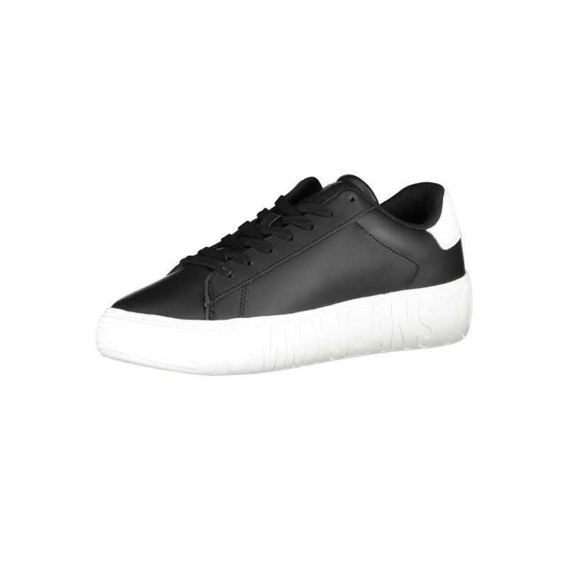 TOMMY HILFIGER BLACK MEN'S SPORTS SHOES