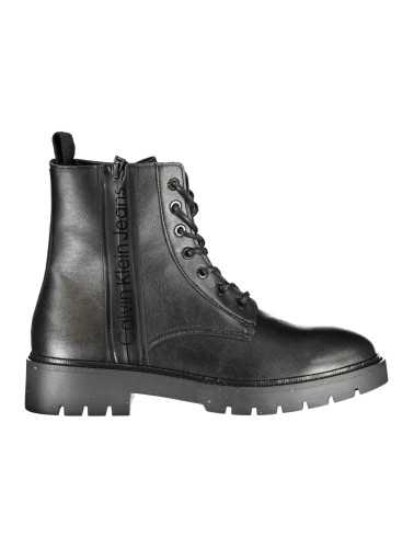 CALVIN KLEIN BLACK MEN'S BOOT FOOTWEAR