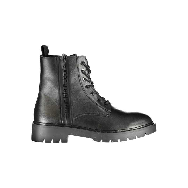 CALVIN KLEIN BLACK MEN'S BOOT FOOTWEAR