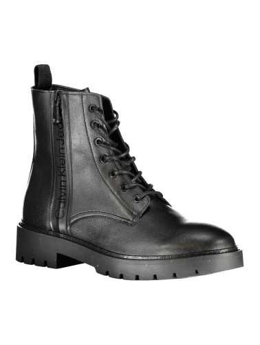 CALVIN KLEIN BLACK MEN'S BOOT FOOTWEAR