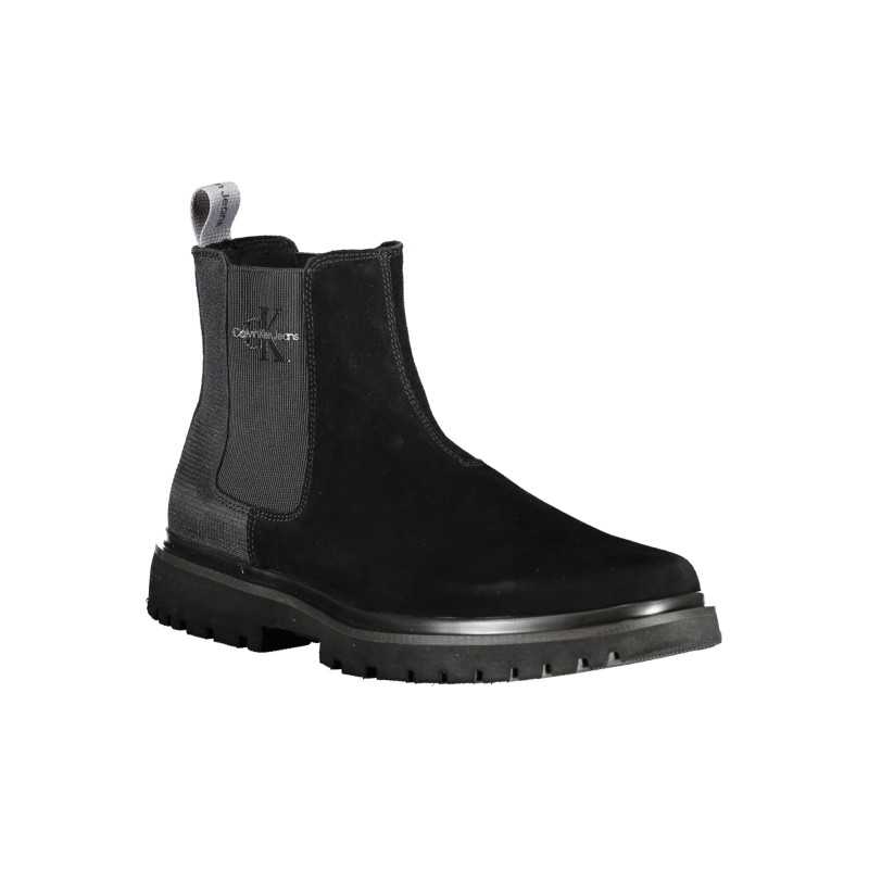 CALVIN KLEIN BLACK MEN'S BOOT FOOTWEAR