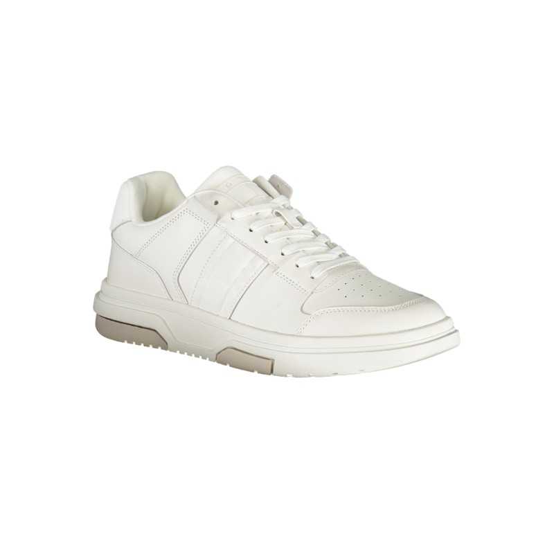 TOMMY HILFIGER MEN'S WHITE SPORTS SHOES