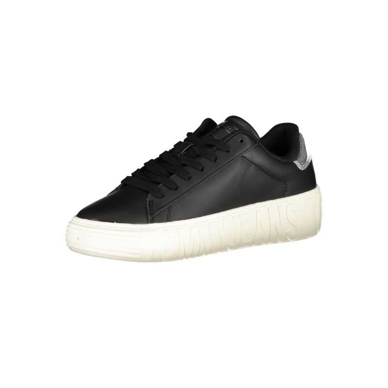 TOMMY HILFIGER BLACK WOMEN'S SPORTS SHOES