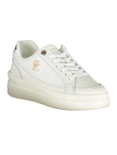 TOMMY HILFIGER WHITE WOMEN'S SPORTS SHOES