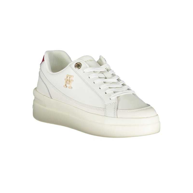 TOMMY HILFIGER WHITE WOMEN'S SPORTS SHOES