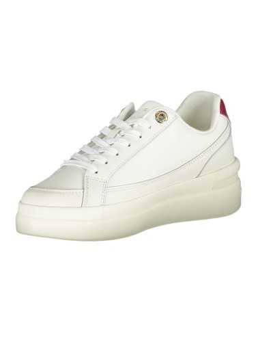 TOMMY HILFIGER WHITE WOMEN'S SPORTS SHOES