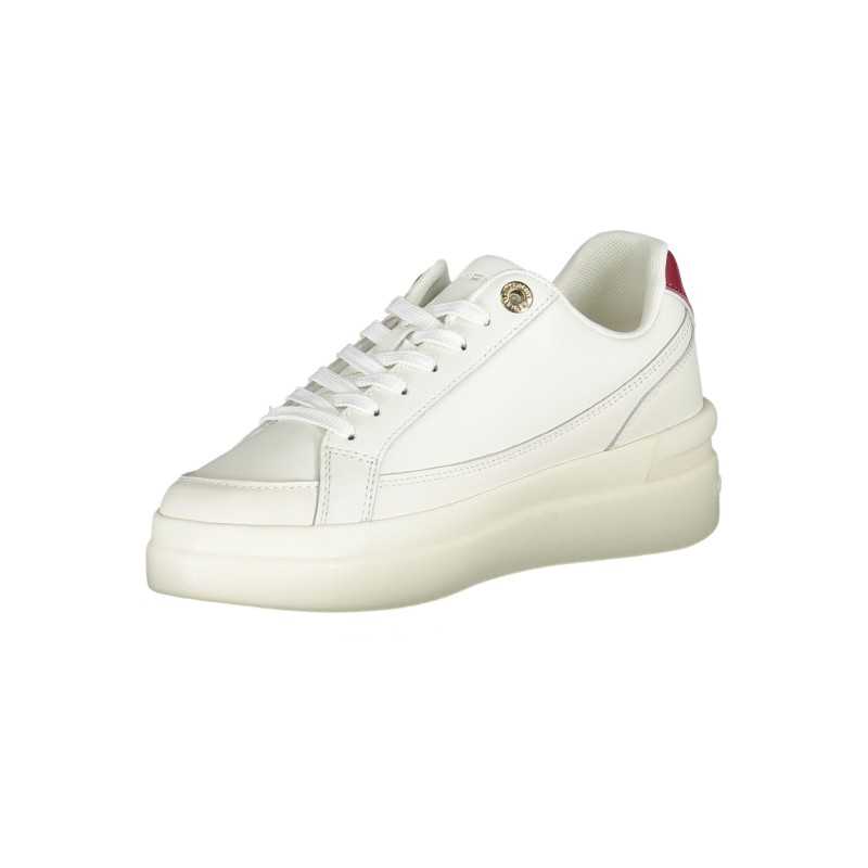 TOMMY HILFIGER WHITE WOMEN'S SPORTS SHOES