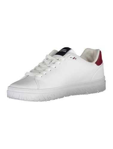 TOMMY HILFIGER MEN'S WHITE SPORTS SHOES