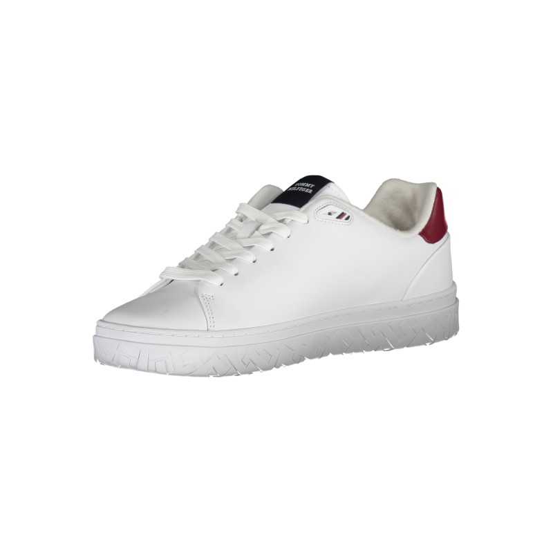 TOMMY HILFIGER MEN'S WHITE SPORTS SHOES