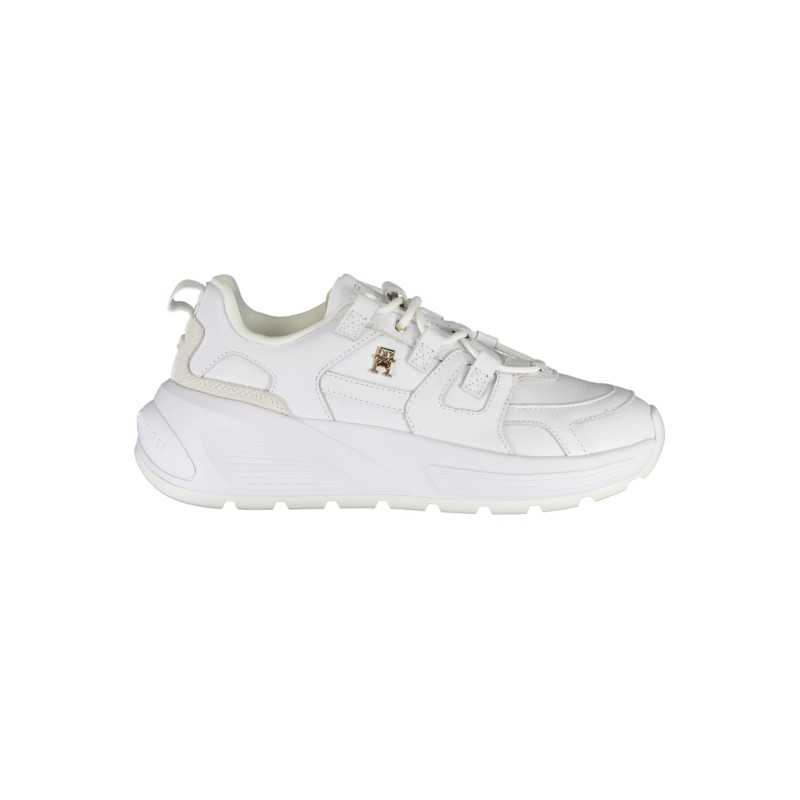 TOMMY HILFIGER WHITE WOMEN'S SPORTS SHOES