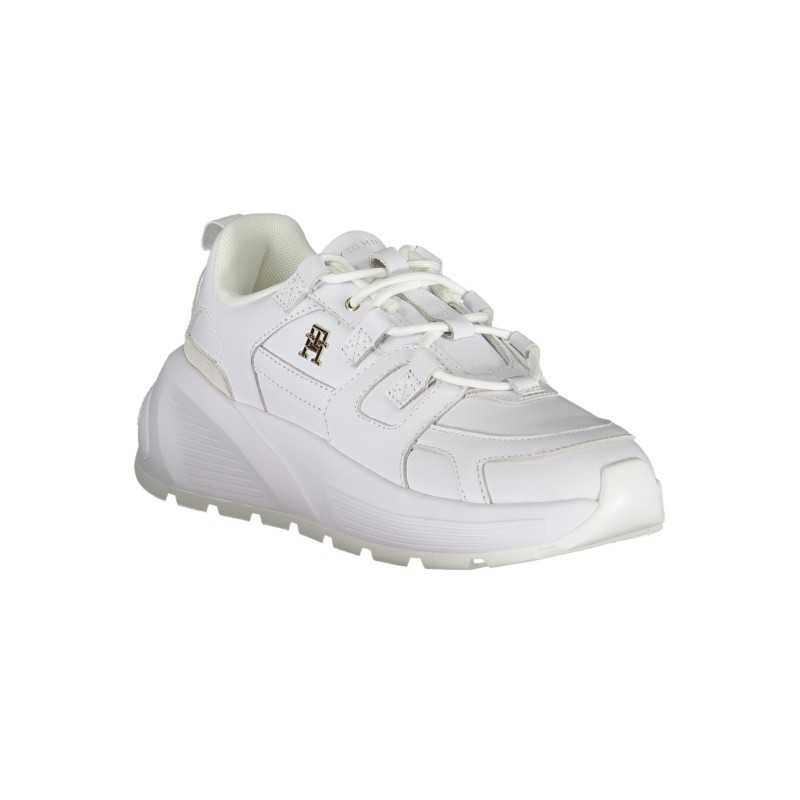 TOMMY HILFIGER WHITE WOMEN'S SPORTS SHOES