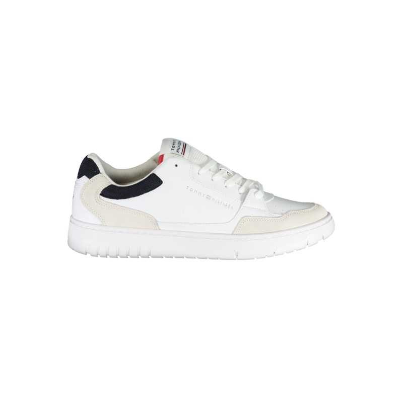 TOMMY HILFIGER MEN'S WHITE SPORTS SHOES