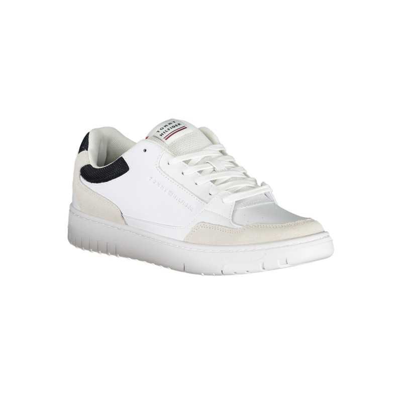 TOMMY HILFIGER MEN'S WHITE SPORTS SHOES