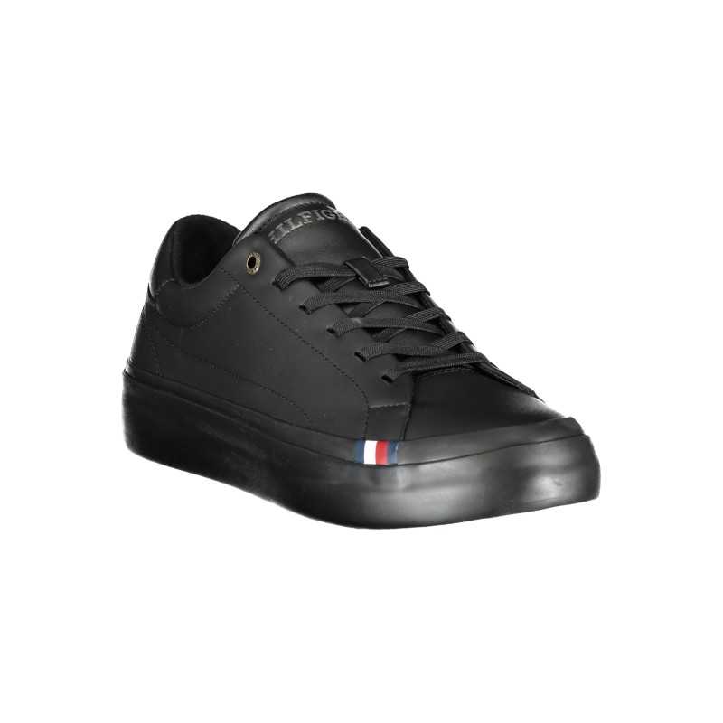 TOMMY HILFIGER BLACK MEN'S SPORTS SHOES