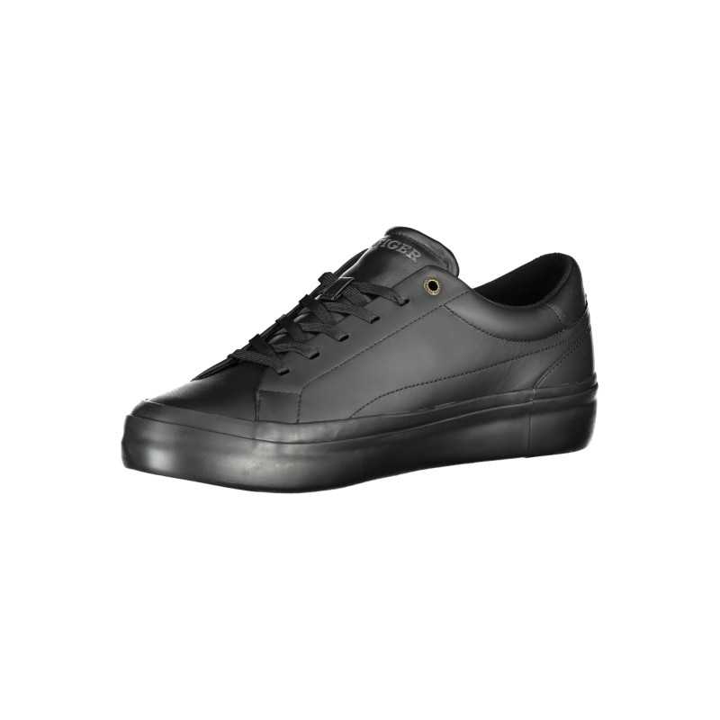 TOMMY HILFIGER BLACK MEN'S SPORTS SHOES