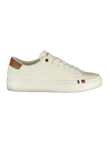 TOMMY HILFIGER MEN'S WHITE SPORTS SHOES