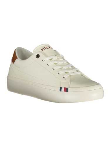 TOMMY HILFIGER MEN'S WHITE SPORTS SHOES