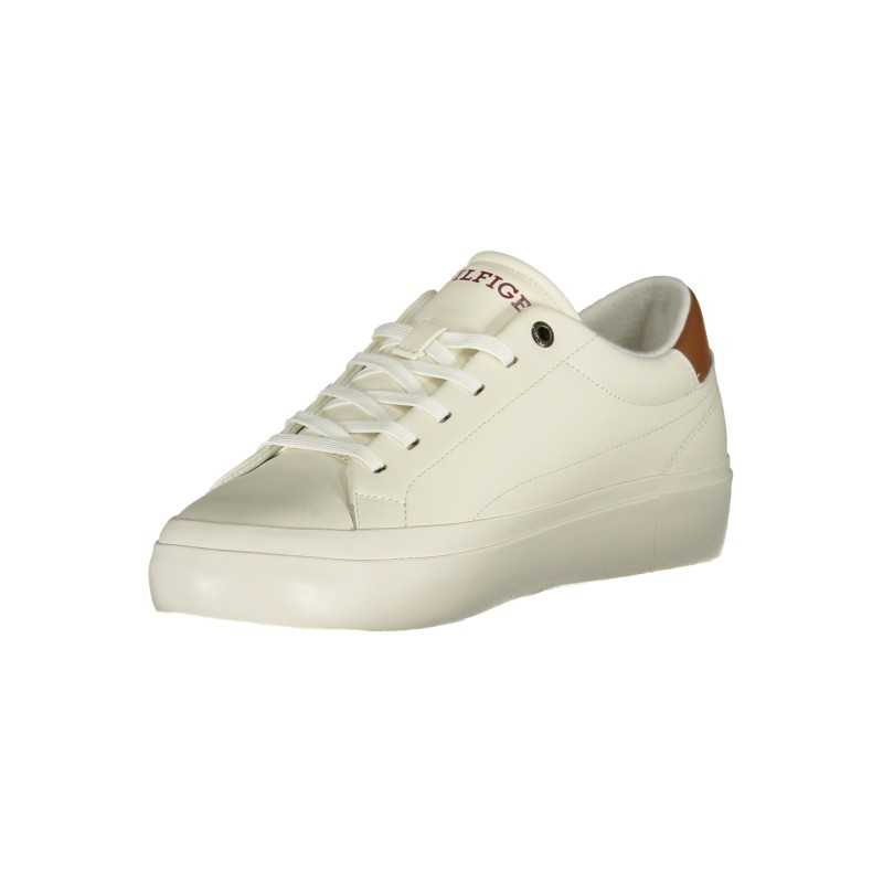 TOMMY HILFIGER MEN'S WHITE SPORTS SHOES